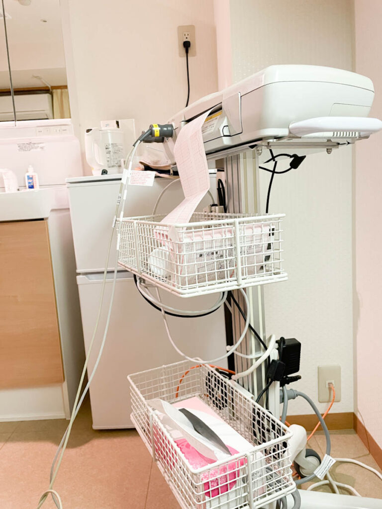新横浜母と子の病院無痛分娩出産レポ_産前入院の部屋でNST